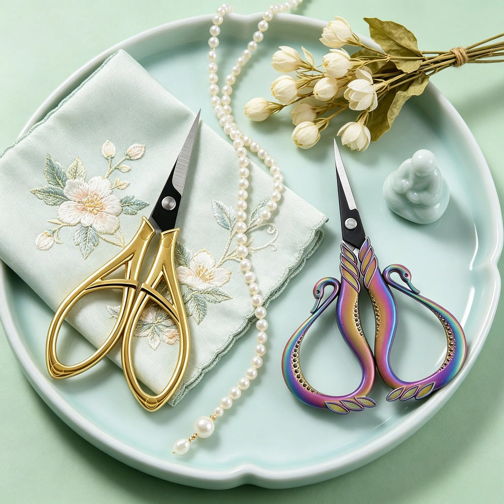 Vintage Tailor Scissors – Stainless Steel Sewing Shears 1/2 Pack Tailor Sewing Scissors Axl Scissors-2PCS