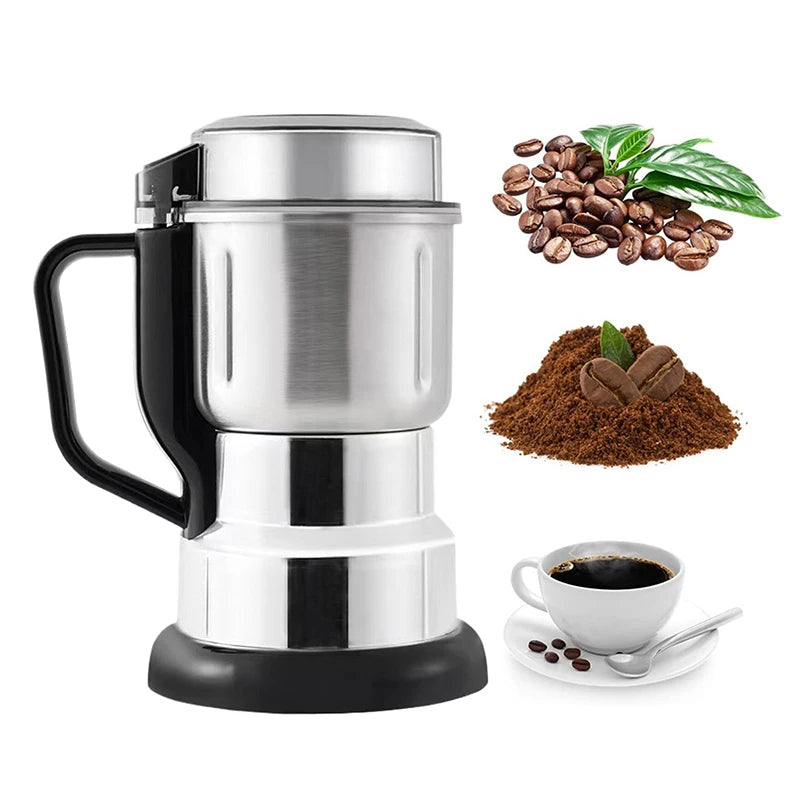 300W Electric Coffee & Spice Grinder – Beans, Nuts & Grains Electric Coffee Grinder Axl
