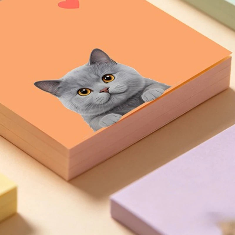 Macaron Cat Sticky Notes – Kawaii Memo Pads 50 Sheets Kawaii Memo Pads Axl