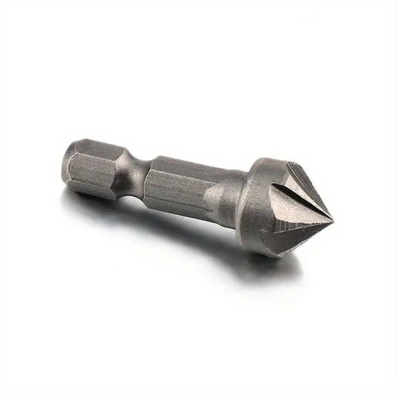3-Pack 90° Countersink Drill Bits – 1/4" Hex Shank Chamfer Set Countersink Drill Bits Axl