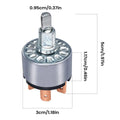 4-Position Rotary Cam Selector Knob | 3 Speed 16A Industrial Rotary Selector Knob Axl As show