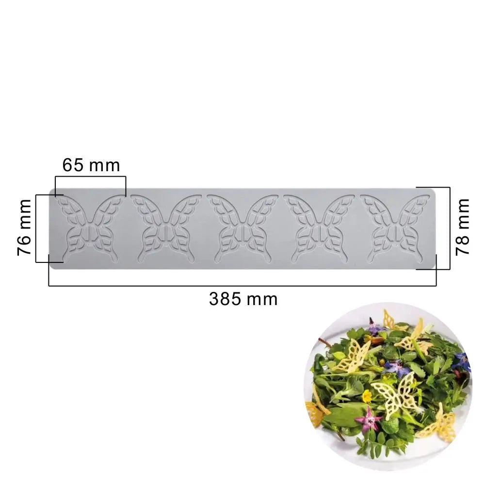 Silicone Cake Lace Mold – Fondant, Butterfly & Honeycomb Silicone Cake Mold Axl Style F