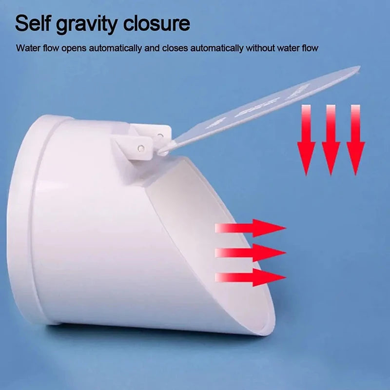 PVC Floor Drain Cover 50–160mm | Anti-Odor & Rat Pipe Valve Floor Drain Cover Axl