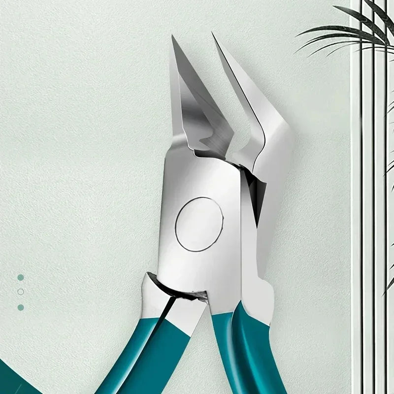 Professional Cuticle Nipper & Thick Toenail Trimmer – Stainless Nail Nipper Axl