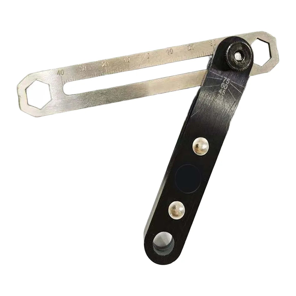 80mm T-Shape Angle Ruler | Adjustable Woodworking Square Gauge Woodworking Angle Ruler Axl