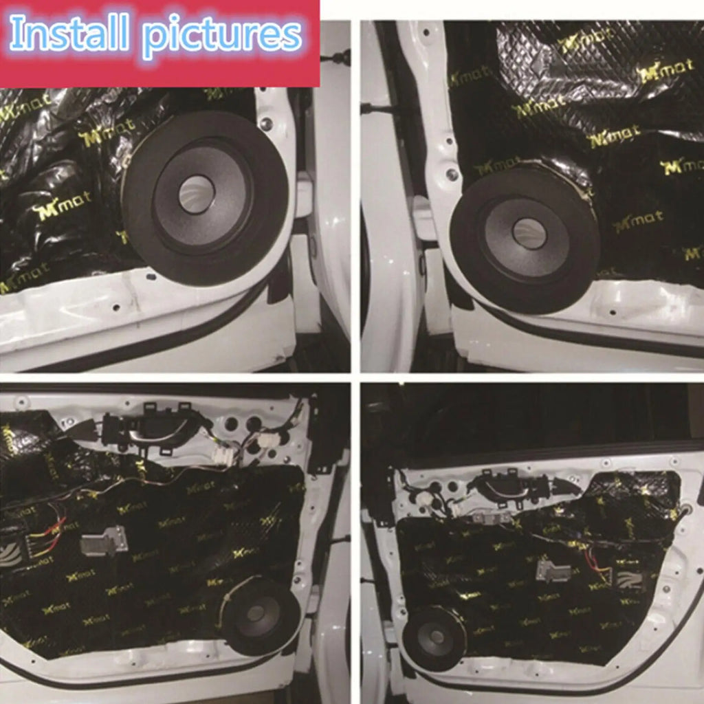 Car Speaker Foam Baffles – Self-Adhesive Soundproof Ring Car Speaker Baffle Axl