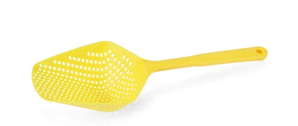 Nylon Scoop Colander – Large Food Strainer Kitchen Gadget Kitchen Colander Strainer Axl YELLOW