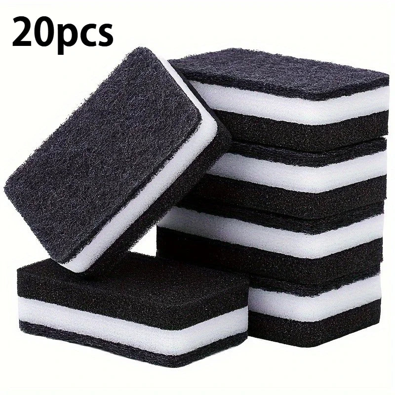 20-Pack Double-Sided Kitchen Sponge Scrubbers | Dish Cleaning Kitchen Sponge Scrubber Axl