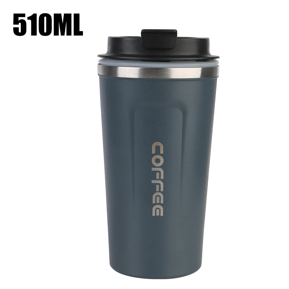 Double-Wall Stainless Steel Travel Thermos Mug 380/510ml Travel Thermos Mug Axl 510ML Blue 401-500ml
