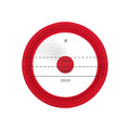 PGY Tempered Glass Pot Lid – Silicone Rim & Cool-Touch Handle Glass Pot Lid Axl Red 16-18-20cm
