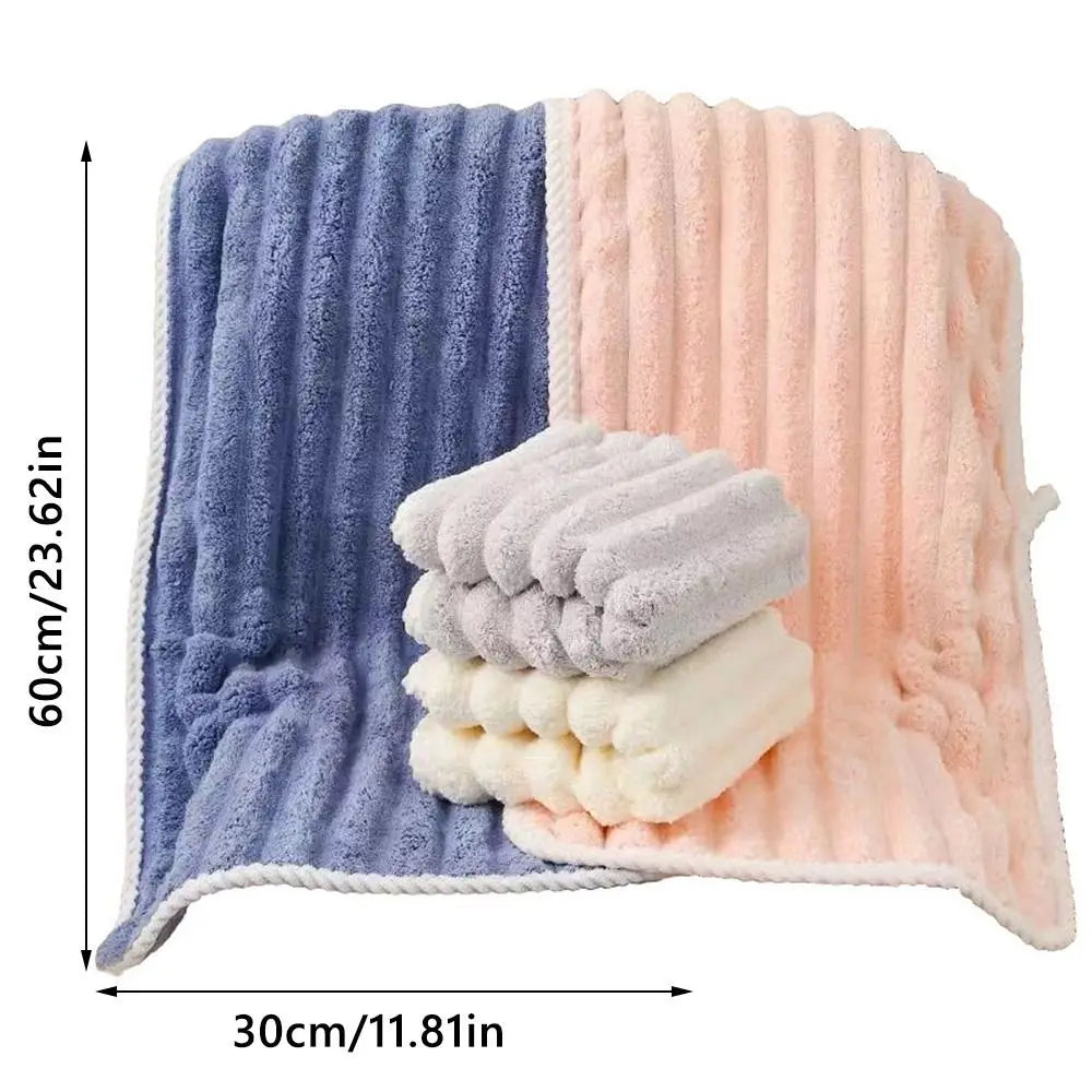 Coral Fleece Face Towel – Soft, Thick & Fast Absorbing Face & Hand Towel Axl