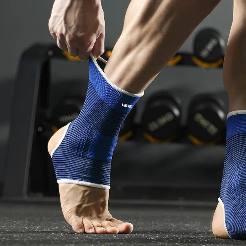 Elastic Ankle Support Sleeves – Breathable Knit Brace 1 Pair Ankle Support Sleeve Axl