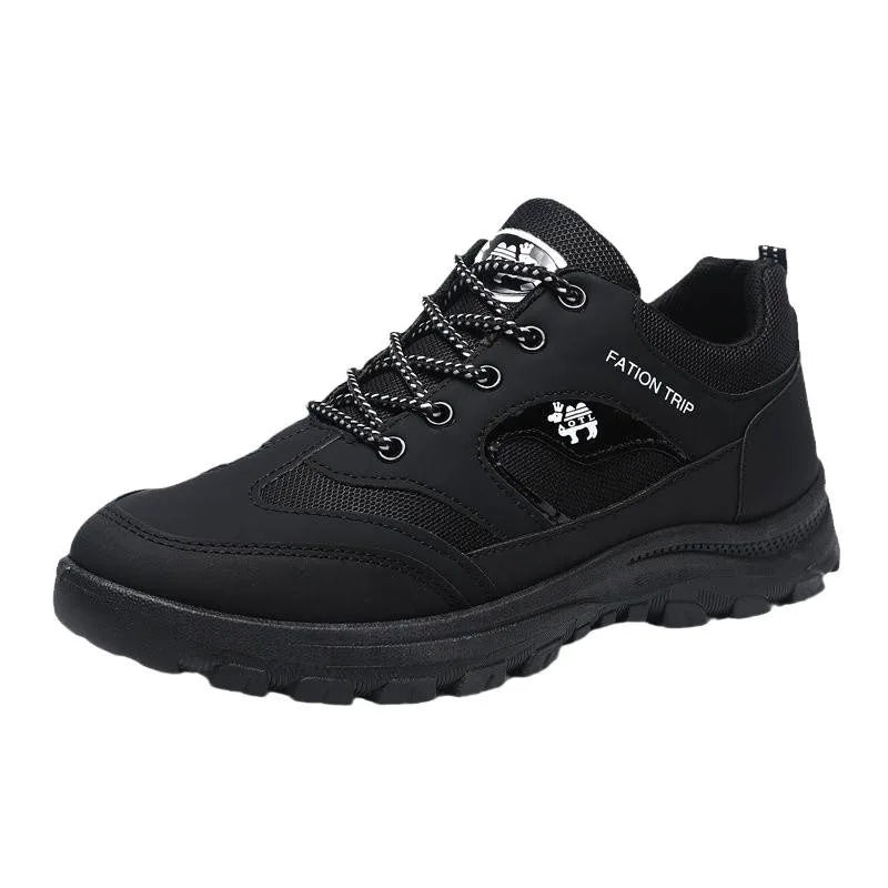 Men's Leather Casual Sports Sneakers – Lightweight & Comfy Men's Sports Sneakers Axl
