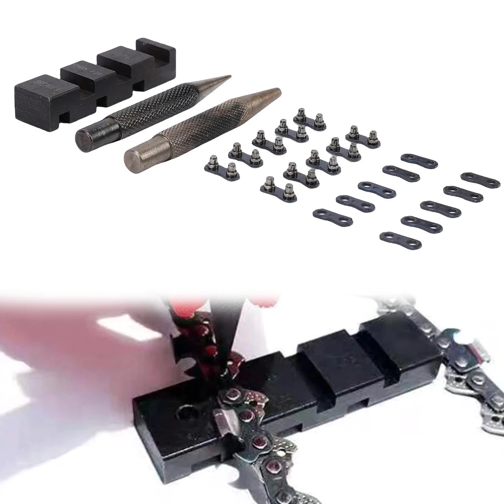 3/8 LP Chain Breaker & Master Link Connector Kit – 13 Pc Chainsaw Repair Kit Axl