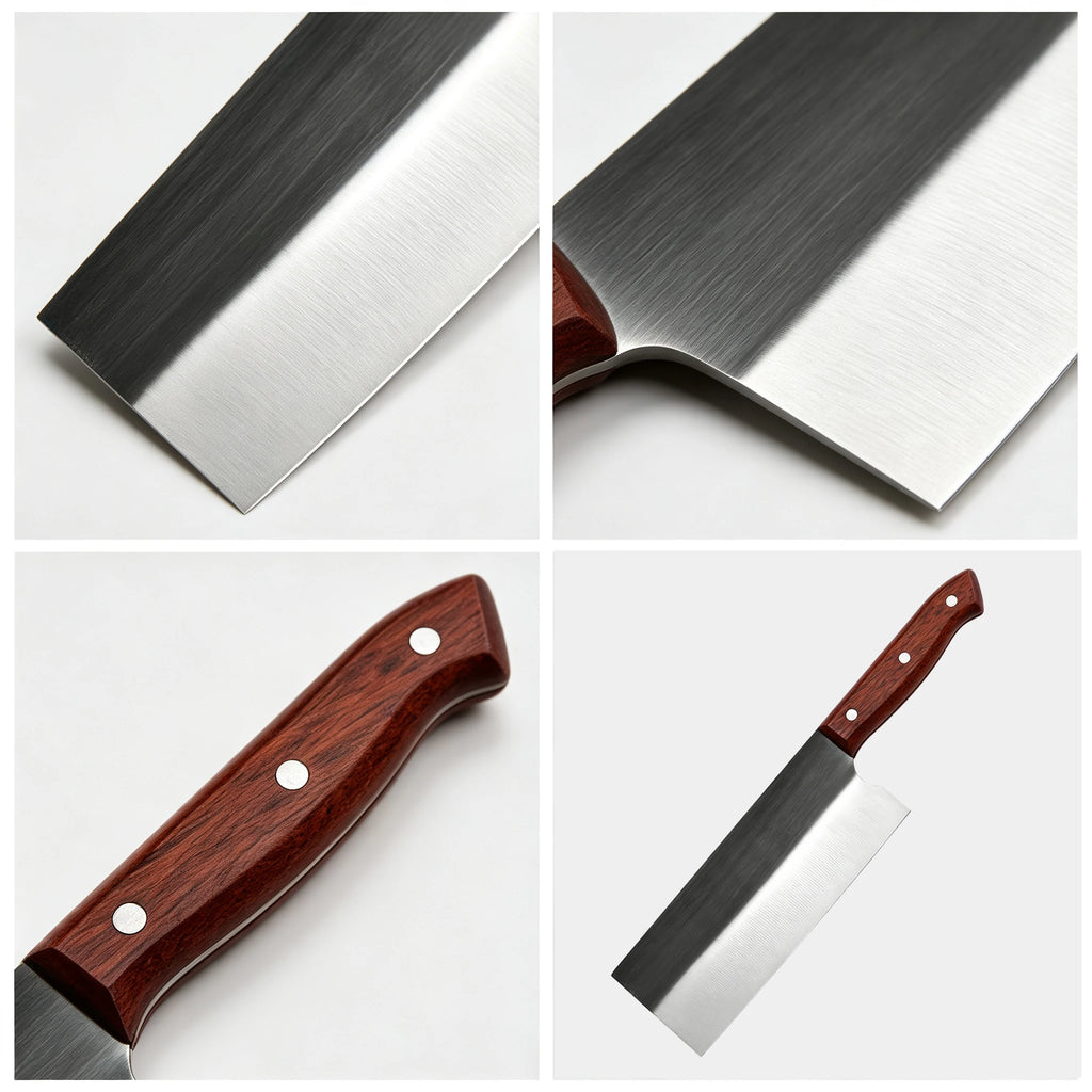JYi Full Tang Chinese Chef Knife – Sharp Stainless Steel Blade Chef Kitchen Knife Axl