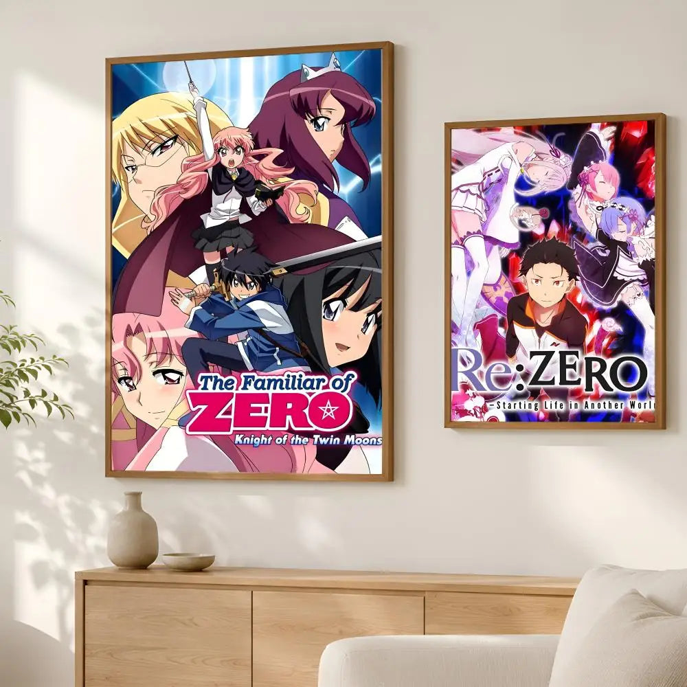 The Familiar of Zero Anime PVC Wall Poster – HD Self-Stick Anime Wall Poster Axl