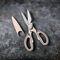 Stainless Steel Multifunctional Kitchen Scissors – Meat & Fish Kitchen Scissors Axl Pink