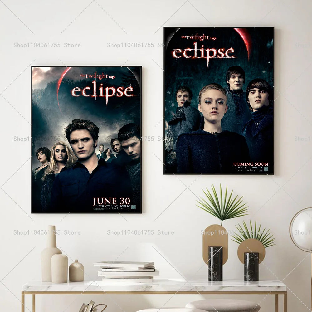 Twilight Movie Poster – Self-Adhesive Waterproof Wall Sticker Wall Art Poster Axl