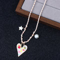 Handmade Knotted Rope Heart Pendant Necklace for Women Pendant Necklace Axl A02