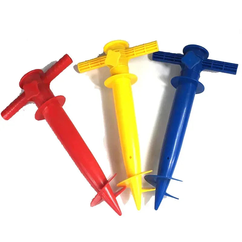 Spiral Beach Umbrella Anchor Base – Adjustable Sand Spike Umbrella Anchor Base Axl