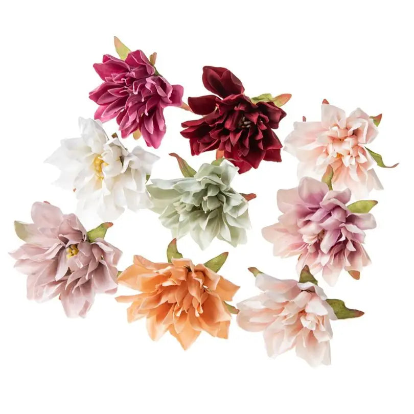 Silk Gerbera Artificial Flowers 40/80 Pcs – Wedding & DIY Decor Artificial Silk Flowers Axl MULTI 40pcs