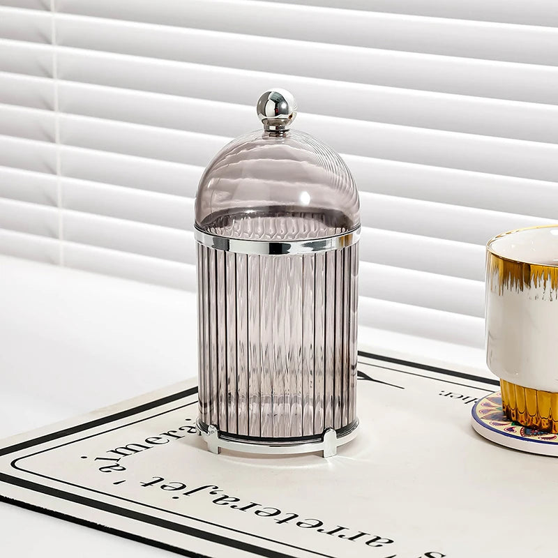 Food Storage Canister & Spoon Fork Holder – Kitchen Organizer Kitchen Storage Organizer Axl Gray
