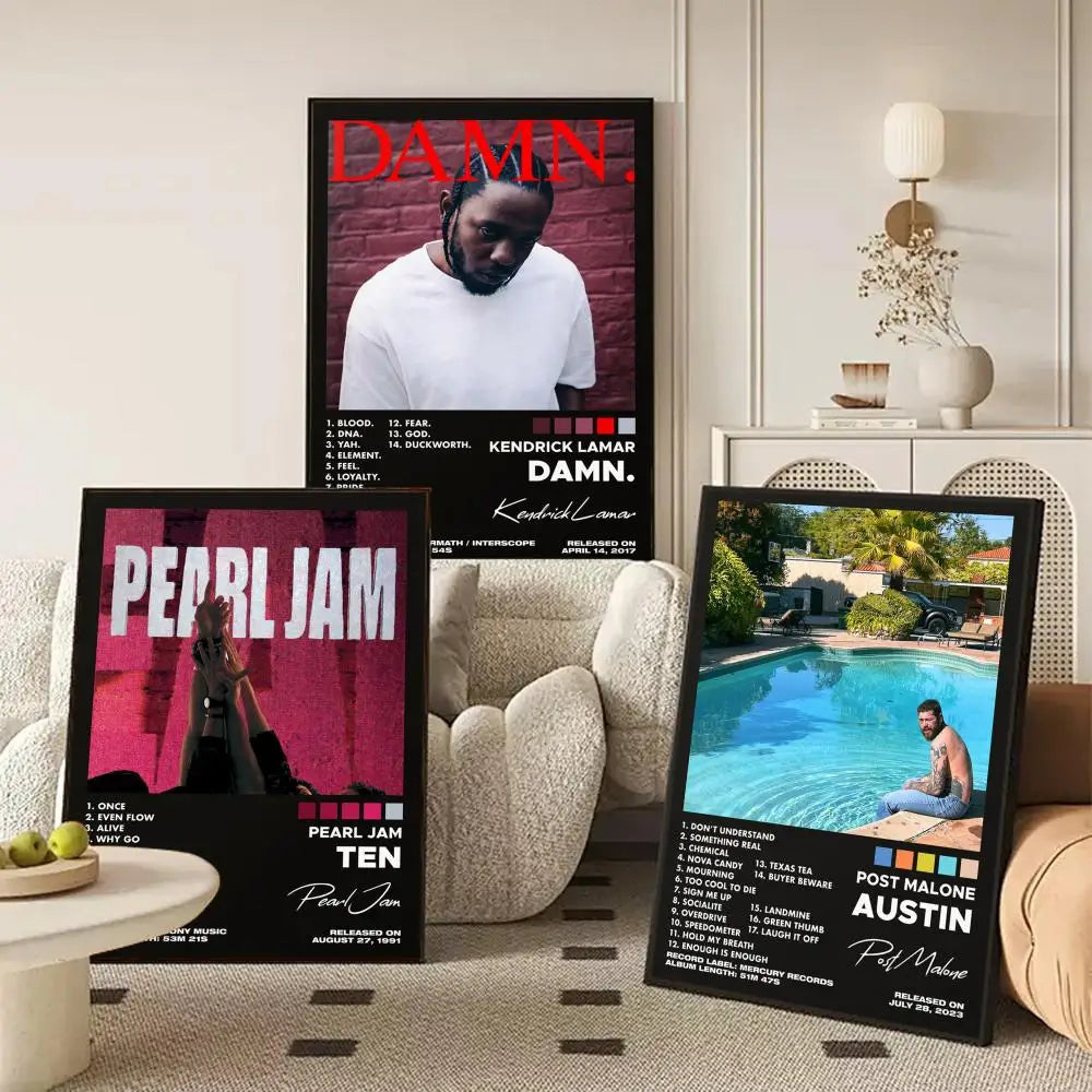 Kanye West Black Poster Removable Wall Sticker Mural Decal Wall Sticker Decal Axl