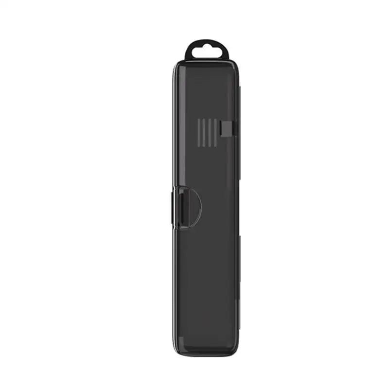 Travel Toothbrush Case – Transparent Portable Storage Box Toothbrush Travel Case Axl Gray