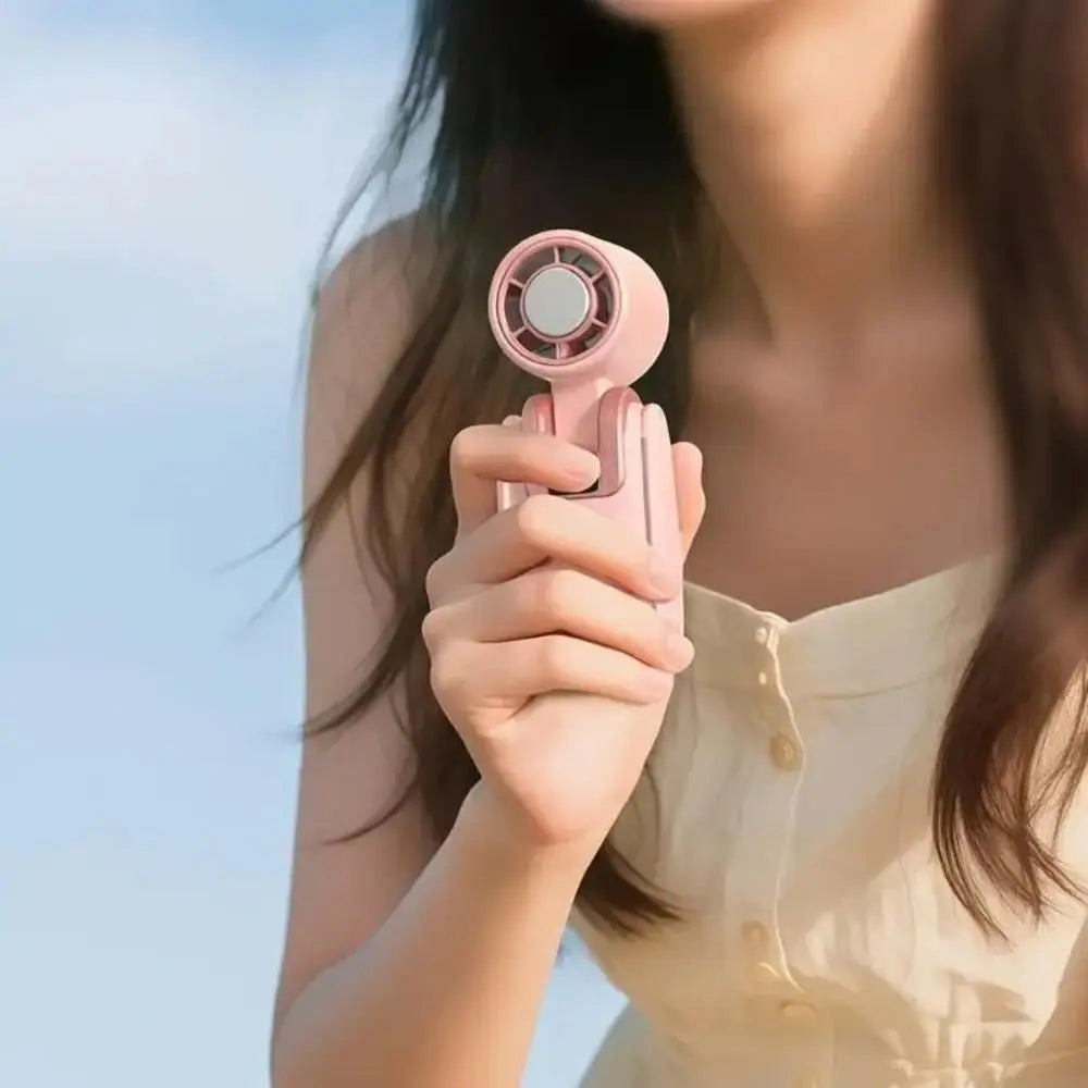 Compact Handheld Cooling Fan – USB Rechargeable Portable Handheld Cooling Fan Axl