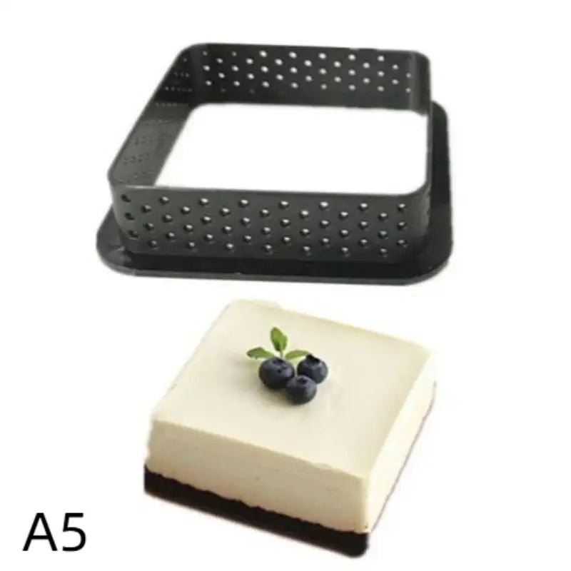 Perforated Tart Ring Mold | Non-Stick PP Baking Mold Tart Ring Mold Axl A5