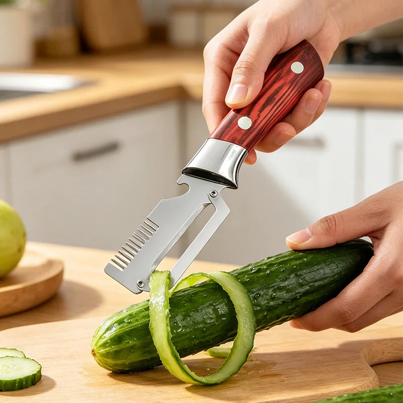 3-in-1 Stainless Steel Vegetable Peeler, Slicer & Bottle Opener Vegetable Peeler Axl