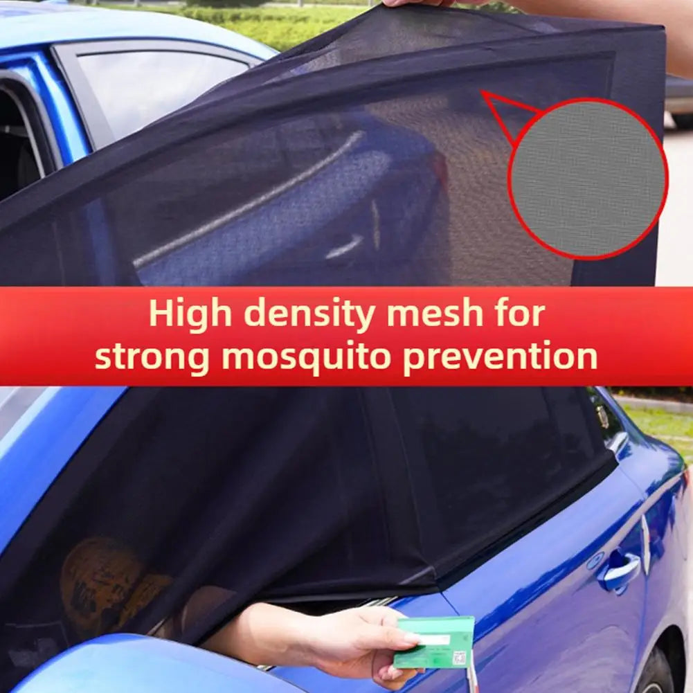 Car Side Window Sunshade Mesh Curtain – Universal SUV Fit Car Window Sunshade Axl