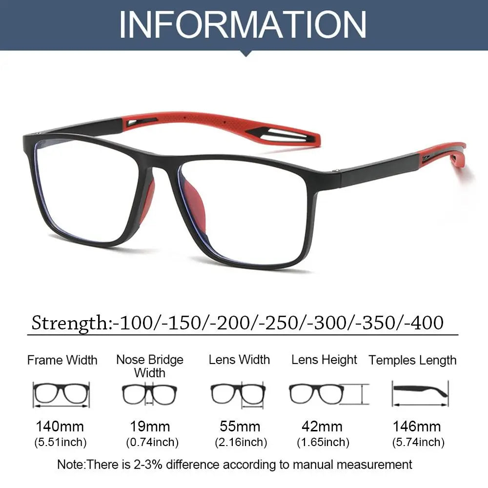 Ultralight TR Sports Prescription Glasses | Anti Blue Light Prescription Sports Glasses Axl