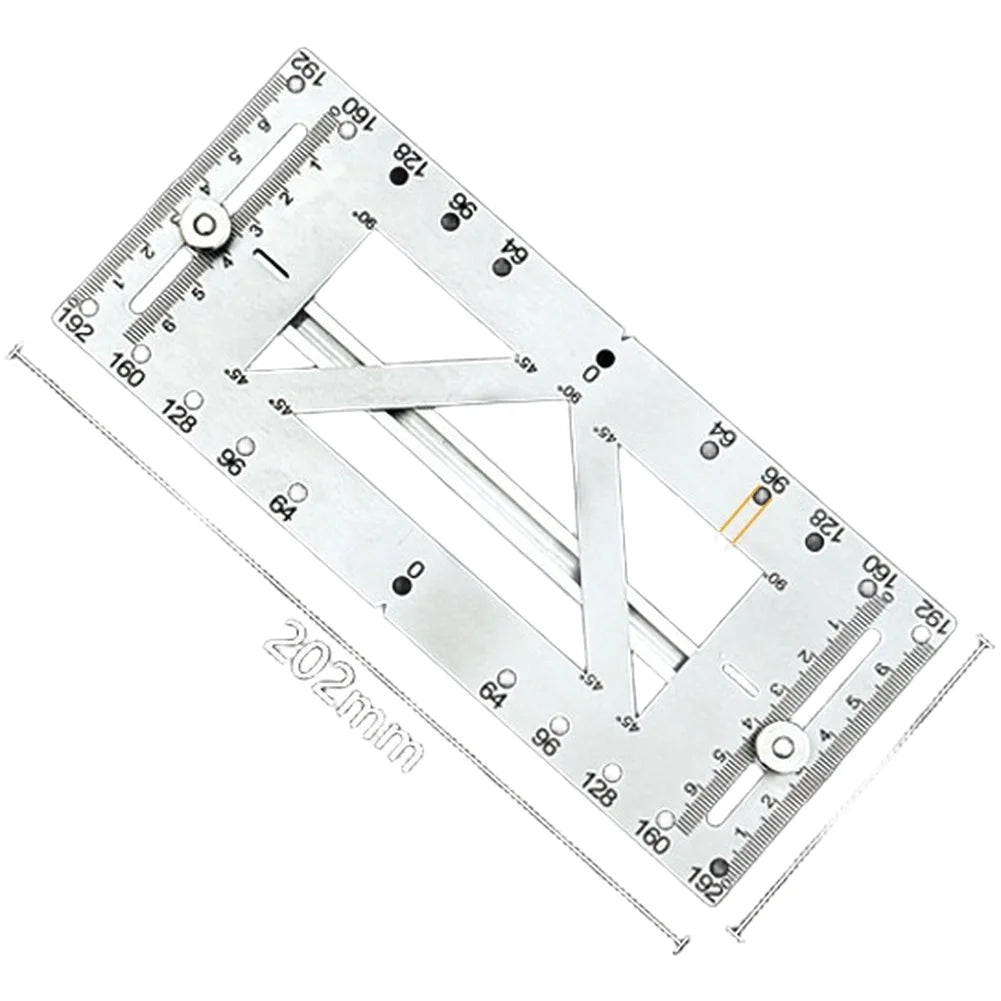 Cabinet Handle Drill Template – Metric & Inch Hole Jig Drilling Jig Template Axl Short China Mainland