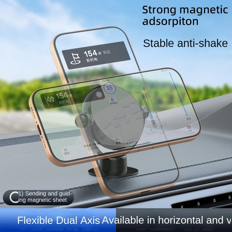 MagSafe Magnetic Car Phone Mount – One-Hand Metal Hook Holder Car Phone Mount Axl