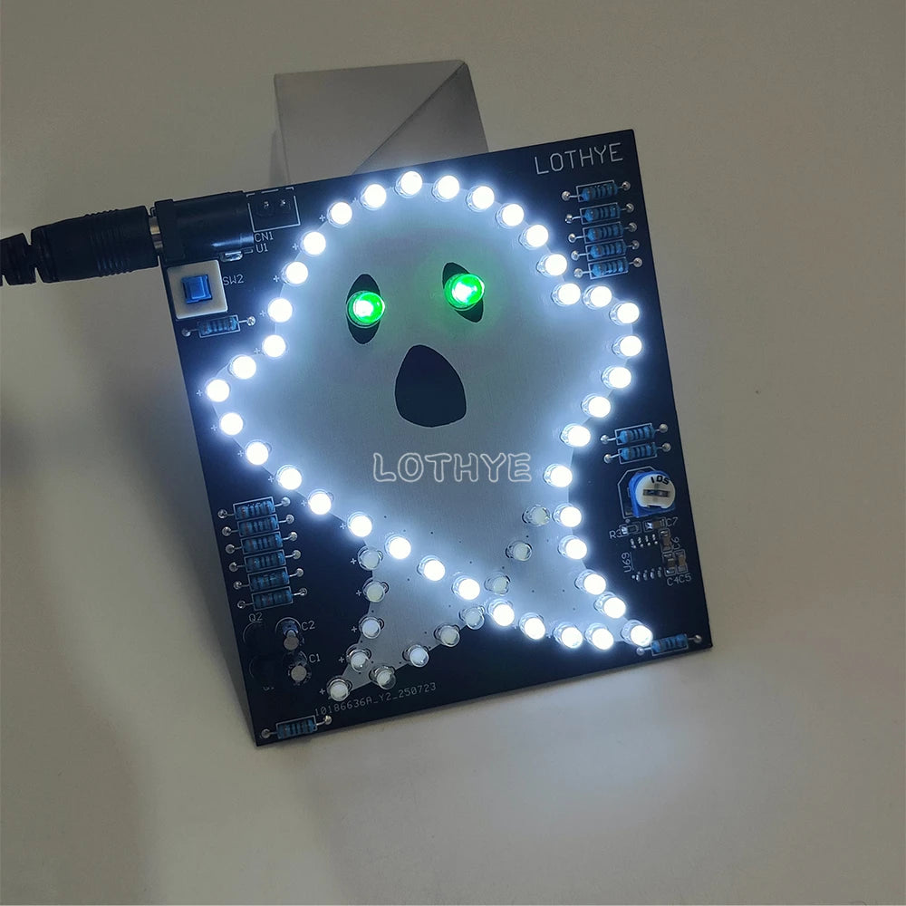 Skull & Ghost DIY Soldering Kit – Flashing LED Electronics Project DIY Electronics Kit Axl