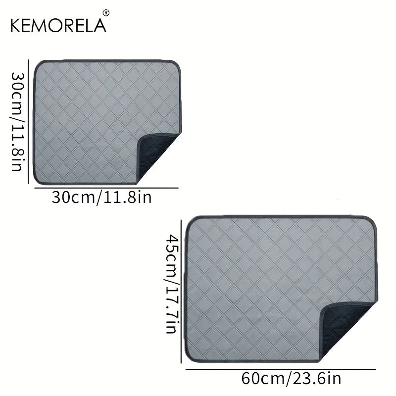 KEMORELA 4-Pack Washable Fleece Cage Liners for Small Pets Pet Cage Liner Axl