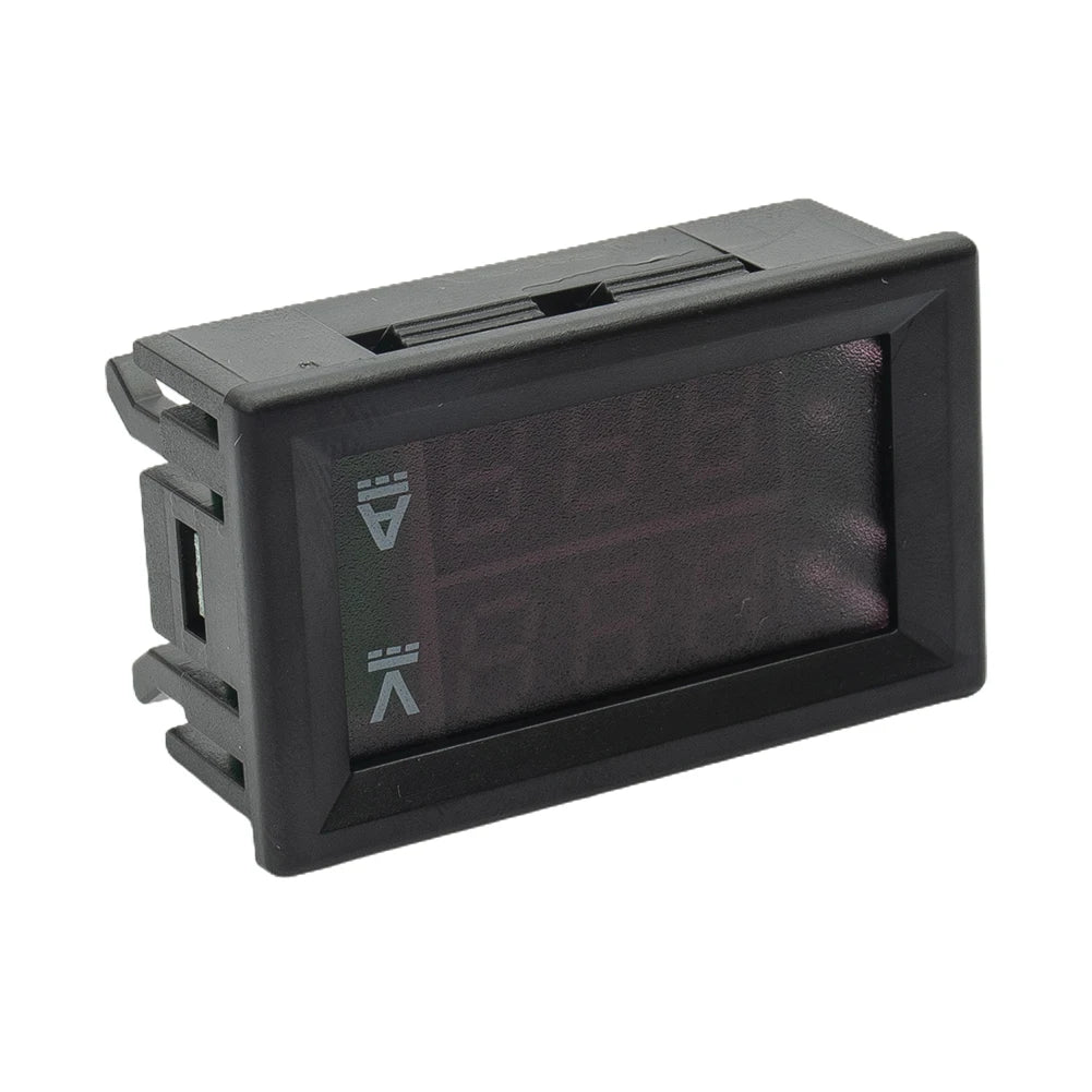 DC Digital Voltmeter Ammeter 10A/50A/100A LED Display 0-100V Digital Panel Meter Axl