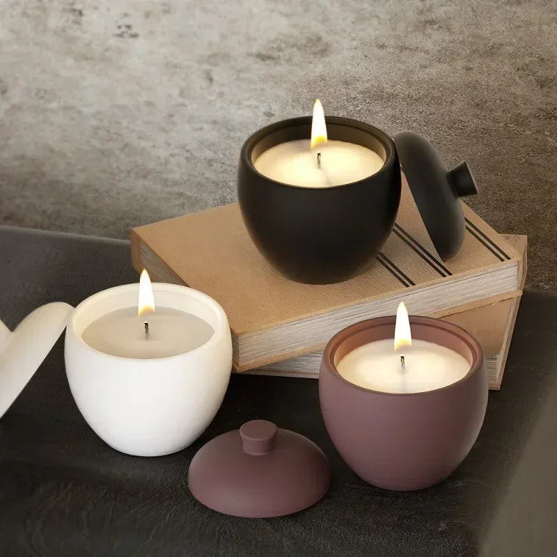 Pear-Shaped Silicone Mould – DIY Candle Cup & Resin Craft Mold Silicone Craft Mould Axl
