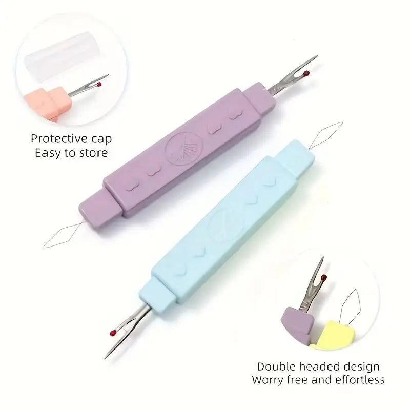 2-Pack Needle Threader & Thread Picker Set with Case Needle Threader Set Axl