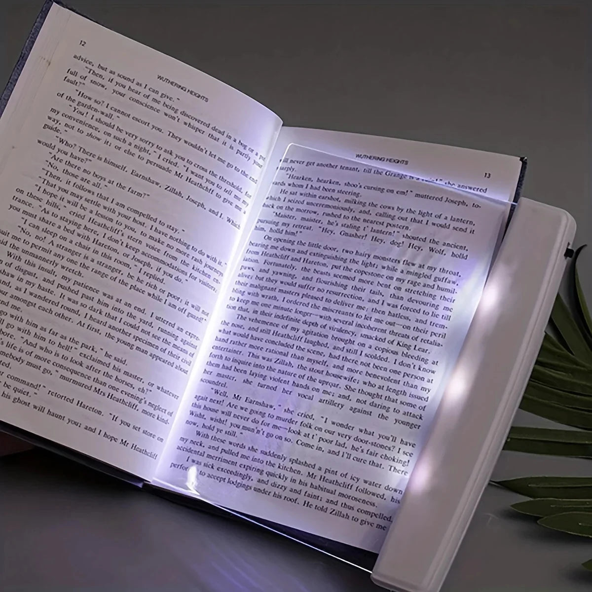 LED Full Page Book Light – Dimmable, 3 Colors & Timer LED Book Light Axl