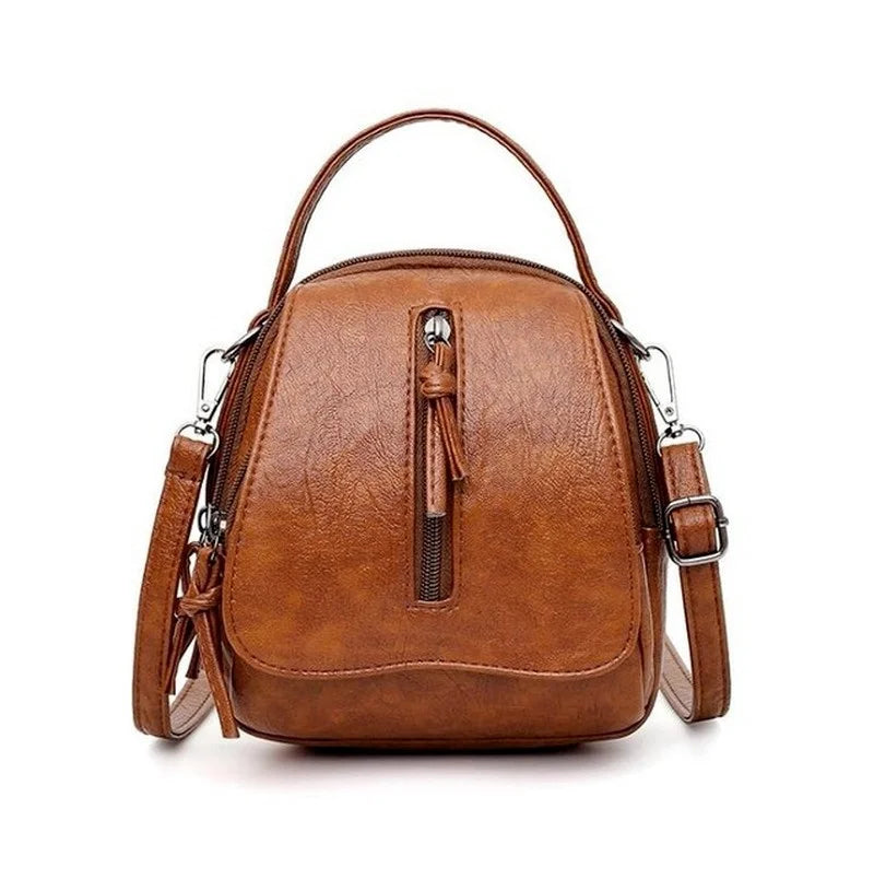 Women's Vintage PU Leather Crossbody Shoulder Bag | Small Purse Crossbody Shoulder Bag Axl B