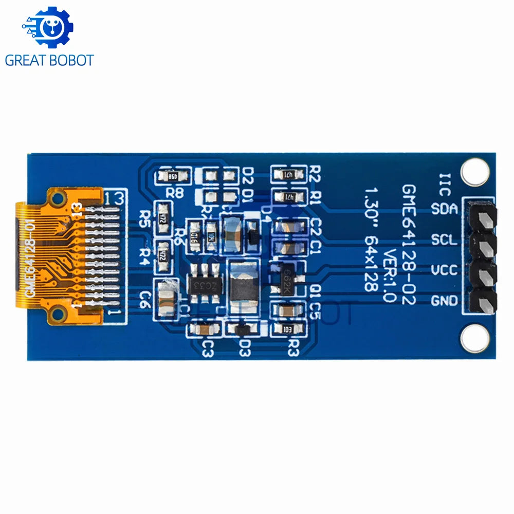 1.3" SH1107 OLED Display Module 128×64 for Arduino OLED Display Module Axl