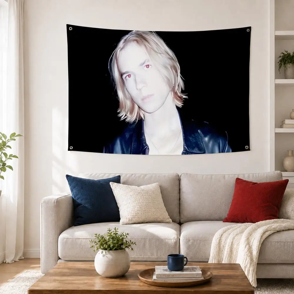 2-2hollis Rapper Flag – Wall Banner for Bedroom & Concerts Wall Flag Banner Axl