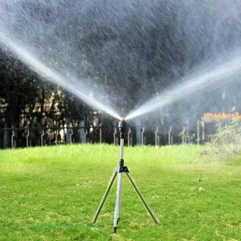 360° Rotary Tripod Garden Sprinkler – Telescopic Adjustable Garden Tripod Sprinkler Axl