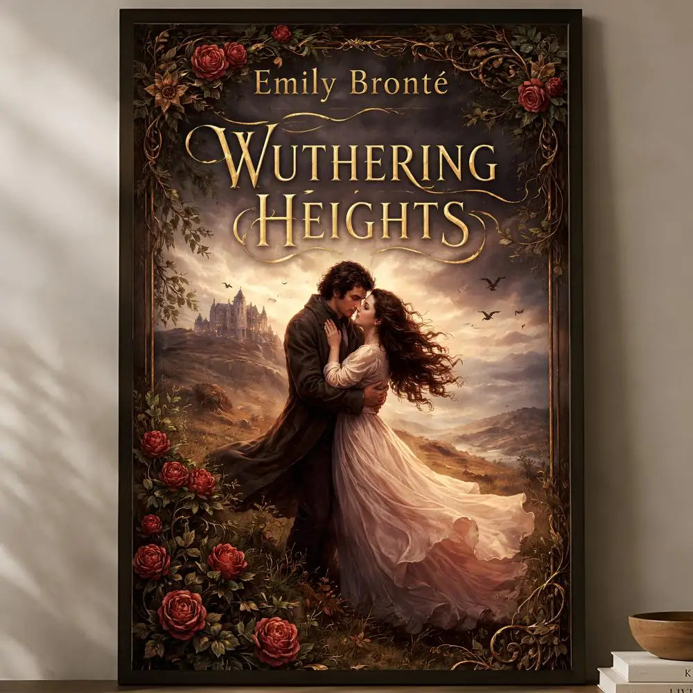 Wuthering Heights Wall Poster – Self-Stick HD PVC Wall Art Wall Art Poster Axl White08 15X20cmNoframe