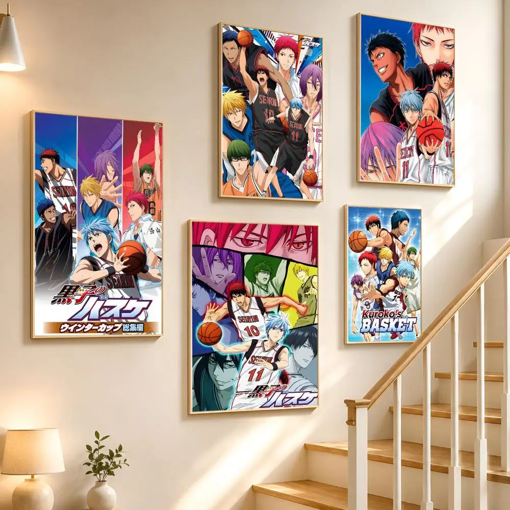 Kuroko no Basket HD Waterproof PVC Poster Stickers Anime Wall Sticker Axl
