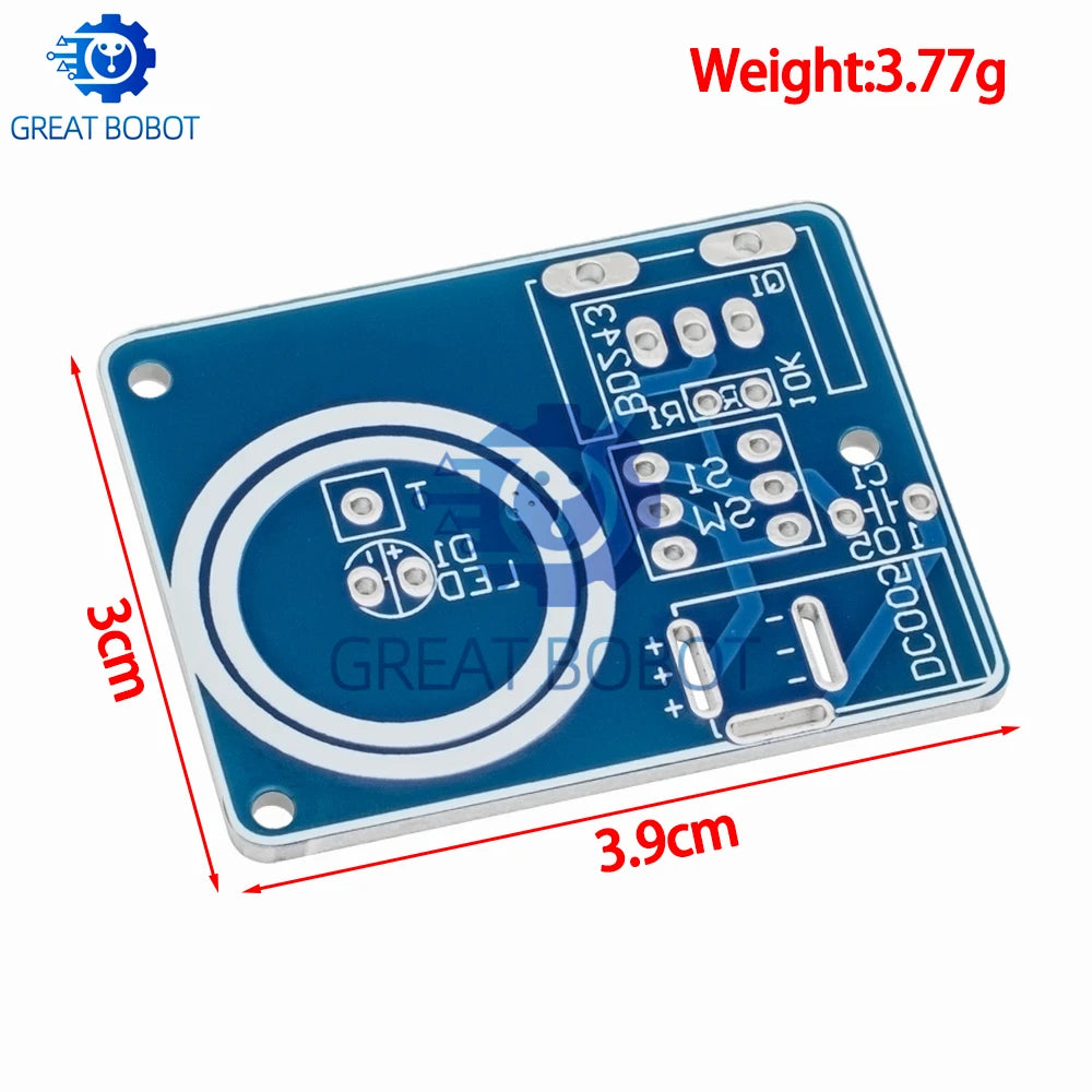 BD243C Mini Tesla Coil DIY Kit – Electronics Science Project DIY Electronics Kit Axl