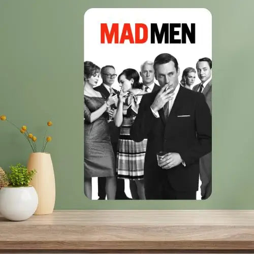 Mad Men TV Show Metal Poster Sign – Retro Aluminum Wall Art Metal Wall Sign Axl aluminum sign aluminum 20x30cm
