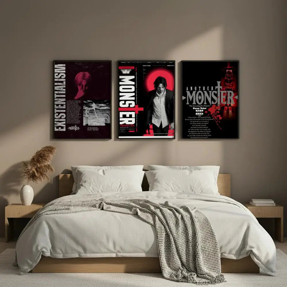 Anime Monster HD Wall Poster – Waterproof Self-Adhesive Sticker Art Wall Poster Axl